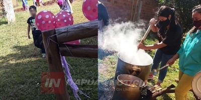 REGALARON JUGUETES Y REALIZARON GRAN TALLARINADA POR LOS NIÑOS.