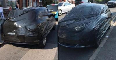 Envolvió un auto que mal estacionó frente a su casa | Noticias Paraguay