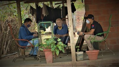 Funcionarios del Ministerio de Hacienda realizan censo para adulto mayor en Boquerón