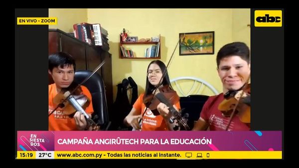 Campaña “Angirũtech” para la educación - Ensiestados - ABC Color