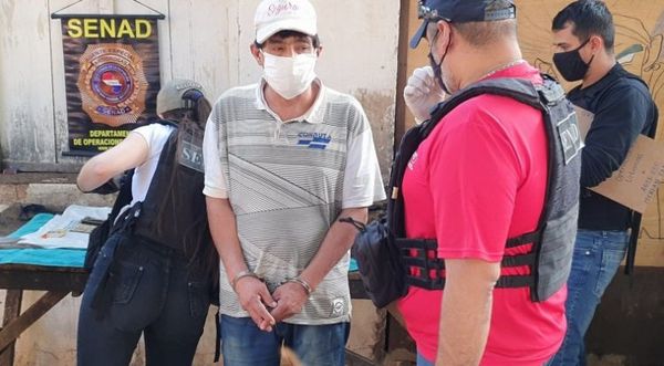 Capturan a “maleta”, líder en venta de crack en el barrio San Pablo de Asunción