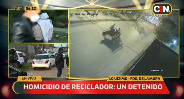 Detienen a sospechoso de crimen de reciclador