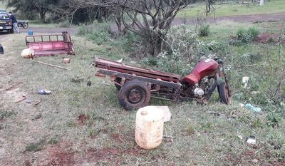 Septuagenario con heridas graves tras accidente