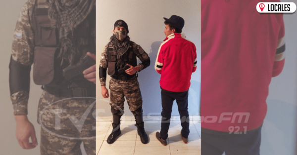 Hurto agravado: Detienen a un sujeto e incautan un arma blanca