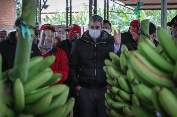 Gobierno entrega maquinarias agrícolas para fortalecer producción de banana en Caaguazú
