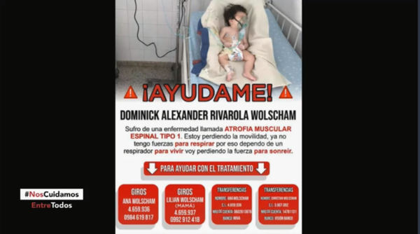 HOY / Ana Wolscham, tía del pequeño Dominick Alexandre, que padece atrofia muscular espinal tipo 1