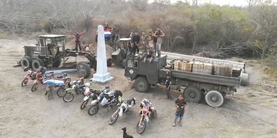 Ocho días sobre motocicletas por la línea fronteriza con Bolivia - ADN Paraguayo