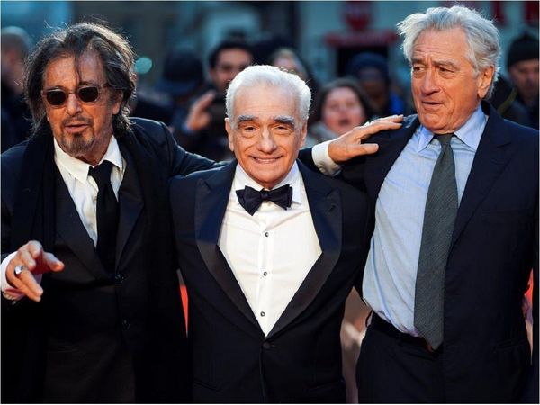 De Niro y Al Pacino apuntan a Gucci como escoltas de lujo de Lady Gaga