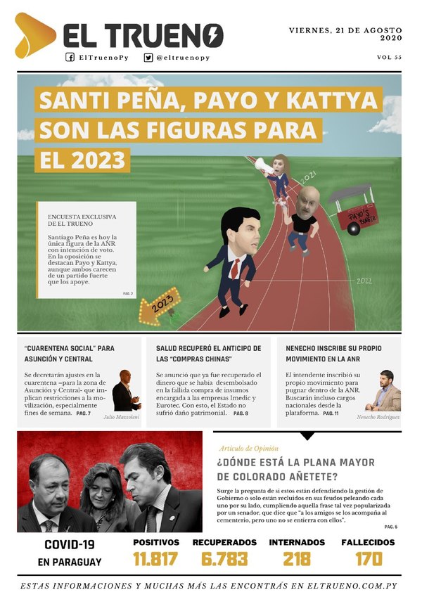 E-paper 21 de Agosto 2020 - El Trueno