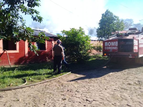 Incendio de vivienda en Coronel Oviedo – Prensa 5