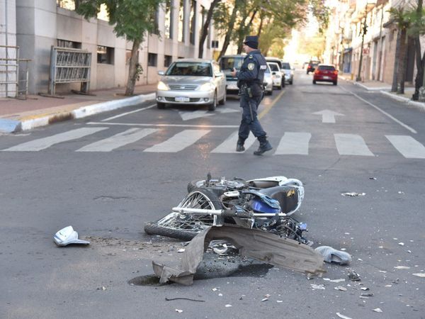 Motociclista fallece tras accidente en inmediaciones del Congreso