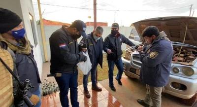 Amambay: Fiscalía tras 6 allanamientos en simultáneo desbaratan banda de presuntos sicarios. 