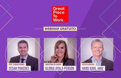 GPTW presenta webinar sobre mecanismos alternativos de financiamiento para empresas