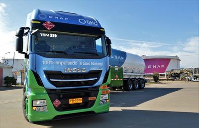 IVECO desembarca el primer camión a GNL en Chile