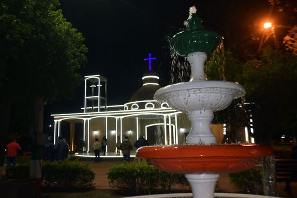 Nueva iluminación de la Parroquia de San Juan Nepomuceno - Nacionales - ABC Color