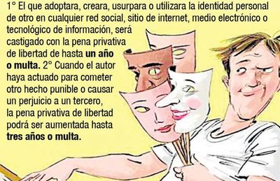Plantean cárcel de hasta 3 años por robo de identidad - Nacionales - ABC Color