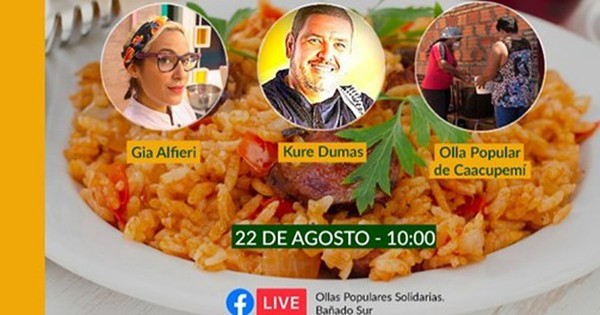 Guiso en vivo: cocineros reflexionarán sobre la importancia de ollas populares durante la pandemia