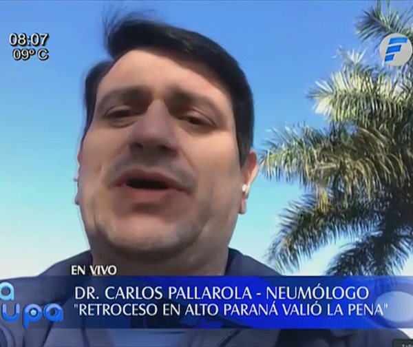 Dr. Carlos Pallarola: ''Retroceso de cuarentena en Alto Paraná valió la pena''