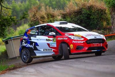 Fabrizio Zaldívar culminó cuarto en la Clase 3 del Rally de Ferrol - Automovilismo - ABC Color
