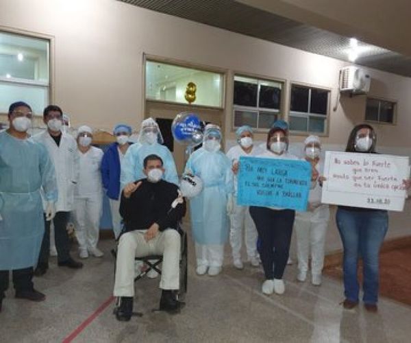 Concepción: paciente vence al COVID-19 tras 11 días de internación en terapia