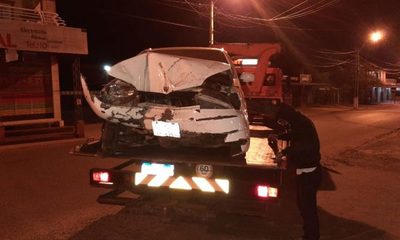 Un detenido tras persecución y choque de vehículo