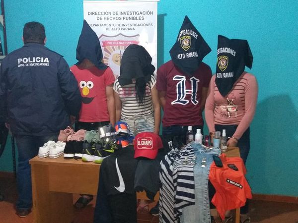 Detienen a cuadrilla de ladrones y recuperan mercaderías hurtadas - ABC en el Este - ABC Color