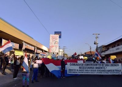 Comerciantes de San Lorenzo anuncian desacato a “cuarentena social” - Nacionales - ABC Color