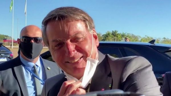 Quiero darte un puñetazo en la boca, le dice Bolsonaro a un reportero