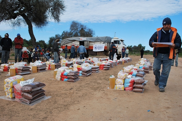 Entregan más de 80 mil kilos de alimentos a comunidades indígenas y rurales del Chaco