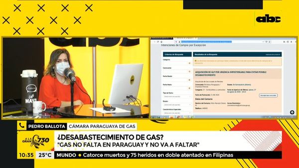 ¿Desabastecimiento de Gas en Paraguay? Según Capagas, “no falta y no va a faltar” - ABC Noticias - ABC Color