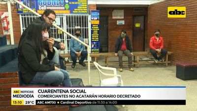 Comerciantes de San Lorenzo no acatarán horarios de cuarentena social - ABC Noticias - ABC Color