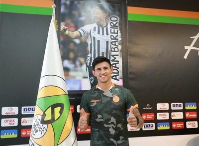 Adam Bareiro y su promesa en la presentación como refuerzo en Turquía