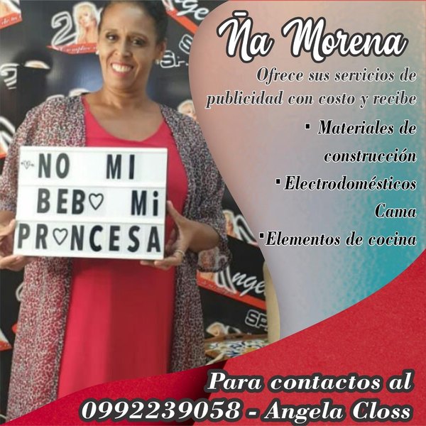 Ña Morena ofrece publicidad por materiales de construcción | Crónica