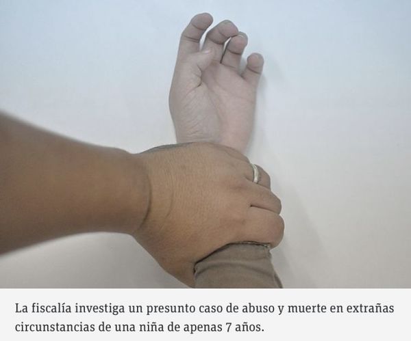 Niña fallece en extrañas circunstancias y hay sospechas de que fue violada