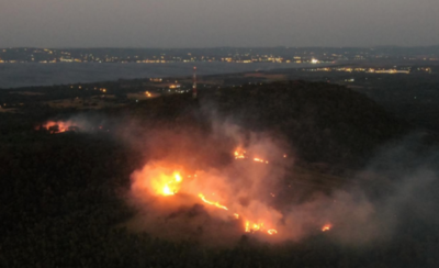 HOY / Voraz incendio consume el Cerro Patiño en Itauguá