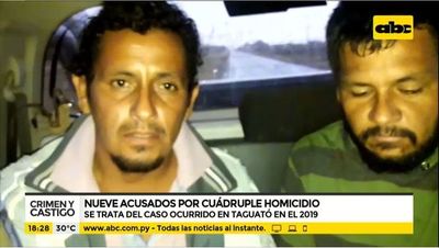 Nueve acusados por cuádruple homicidio - Crimen y castigo - ABC Color