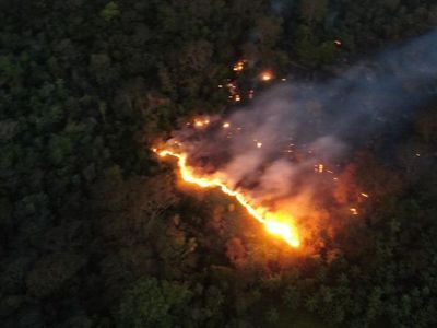 Quema de pastizales puso en peligro al Cerro Patiño - Nacionales - ABC Color