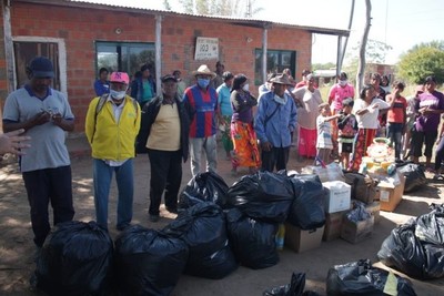 Entregan casi 6 mil kilos de alimentos a comunidades indígenas del Chaco y de la Región Oriental