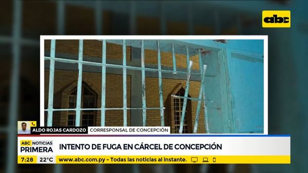 Intento de fuga en el penal de Concepción - ABC Noticias - ABC Color