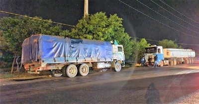 Incautan dos camiones cisternas con 50.000 litros de combustible de contrabando
