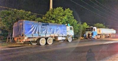 Incautan dos camiones cisternas con 50.000 litros de combustible de contrabando