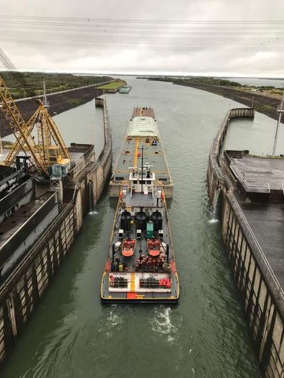 Bajo caudal del río Paraná no evitó esclusado por Yacyretá - Nacionales - ABC Color