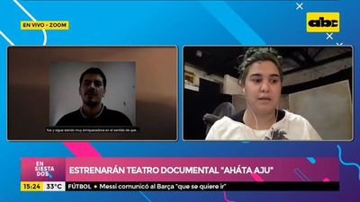 Estrenarán teatro documental “Aháta aju” - Ensiestados - ABC Color