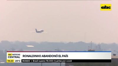 Ronaldinho abandonó el país - ABC Noticias - ABC Color