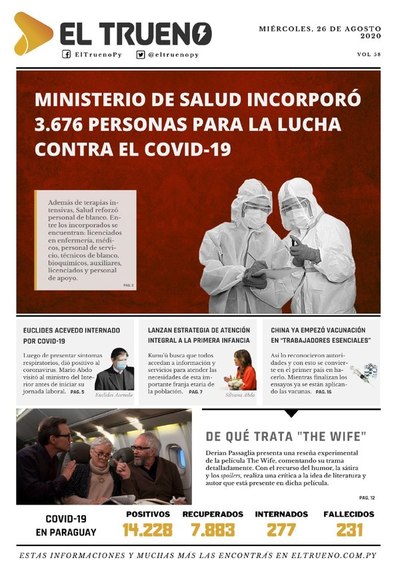 E-paper 26 de Agosto 2020 - El Trueno