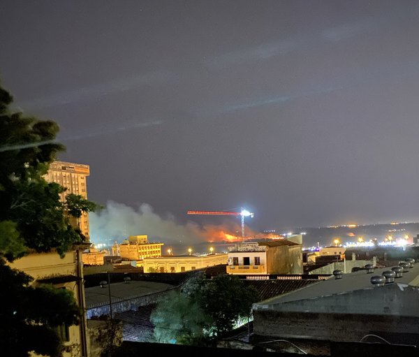 Incendio de gran magnitud en zona de Banco San Miguel » Ñanduti
