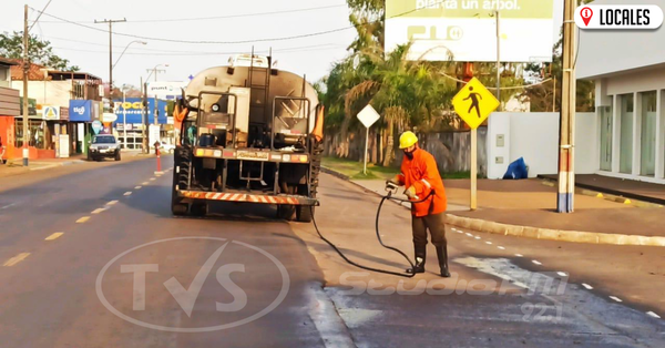 Puesta a punto de la ruta PY01 avanza en la zona de Coronel Bogado