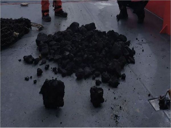 Científicos estudian rocas de un volcán submarino de la Antártida