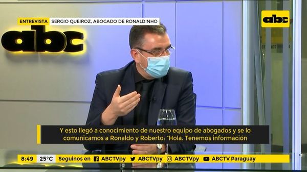 Ofrecieron a Ronaldinho huir del país y este se negó, según abogado - ABC Noticias - ABC Color