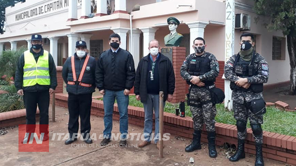 CAPITÁN MIRANDA INCREMENTA ACCIONES DE PREVENCIÓN DEL COVID 19